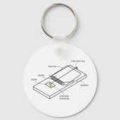 mouse trap schlüsselanhänger (Vorderseite)