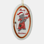 Mouse Tunes Santa Keramikornament (Rechts)