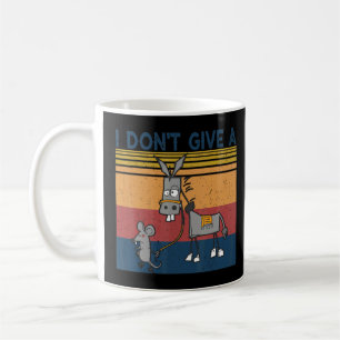 Mouse Walking einen Esel, ich gebe keine Ratten Kaffeetasse