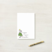 Mouse Weihnachtsbaum Funny Kids Post-it Klebezettel (Auf Schreibtisch)