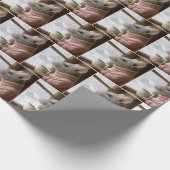 Mouse With a Cup of Coffee Geschenkpapier (Ecke)