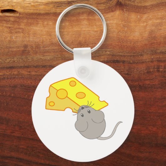 Mouse with Cheese Schlüsselanhänger (Vorderseite)