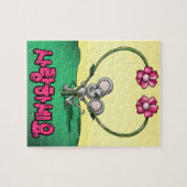 Mouse with Korean Lettering Puzzle (Horizontal)