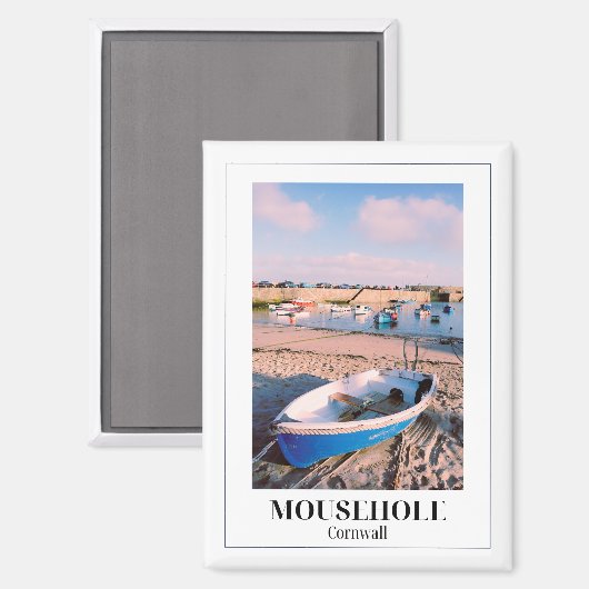 Mousehole, Cornwall, England Magnet (Vorderseite/Rückseite)