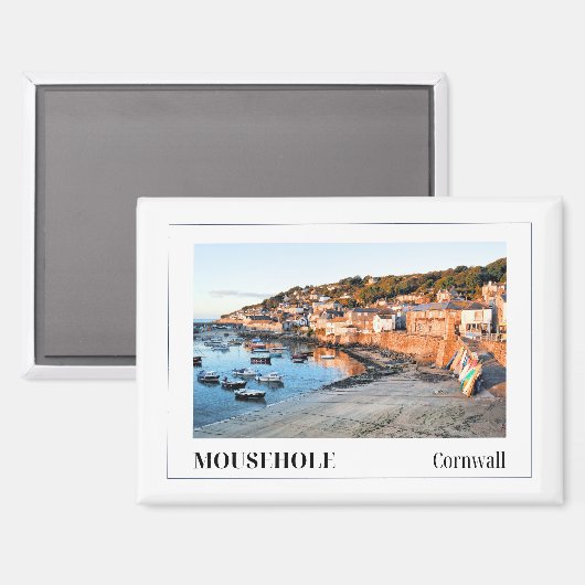 Mousehole, Cornwall, England Magnet (Vorderseite/Rückseite)