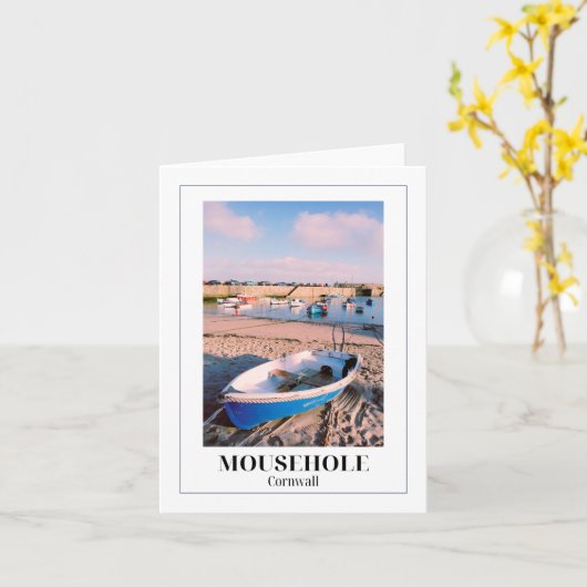 Mousehole, Cornwall Karte (Gelbe Blume)