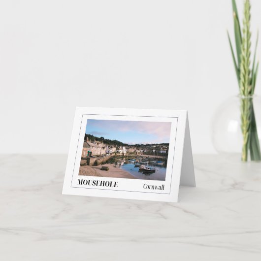 Mousehole, Cornwall Karte (Vorderseite)