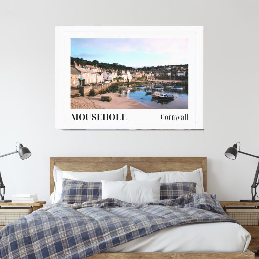 Mousehole, Cornwall Leinwanddruck (Insitu (Schlafzimmer))