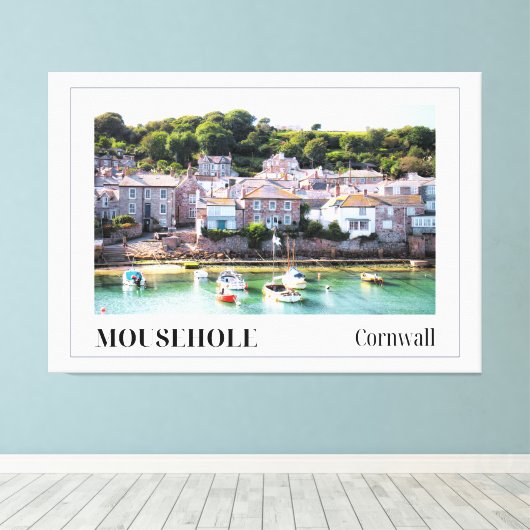 Mousehole, Cornwall Leinwanddruck (Insitu (Holzboden))