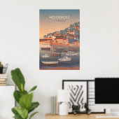 Mousehole Cornwall Reiseplakat Poster (Heimbüro)