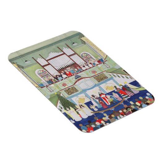 Mousehole Methodist Kapelle Cornwall Magnet (Rechte Seite)