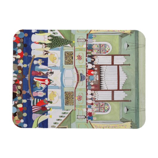 Mousehole Methodist Kapelle Cornwall Magnet (Horizontal)