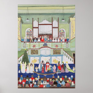 Mousehole-MethodistenKapelle Cornwall Poster