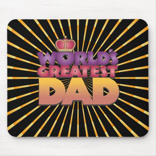 Mousemat, Abstrakt Burst, der größte Vater der Wel Mousepad (Vorne)