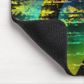 Mousemat Abstrakt Digital Graffiti Rainbow Peace Mousepad (Ecke)