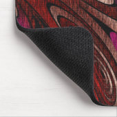 Mousemat Dunkelfarbige Wirbel Abstraktes Design Mousepad (Ecke)
