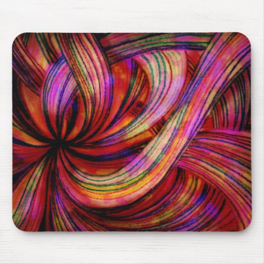 Mousemat farbige Wirbel individuell anpassbar Mousepad (Vorne)
