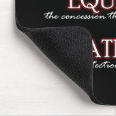 Mousemat: Freiheit, Gleichheit, Brüderlichkeit Mousepad (Ecke)