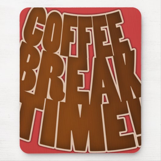 Mousemat Kaffeepause Zeit Sonne Vorlage Custom Mousepad (Vorne)