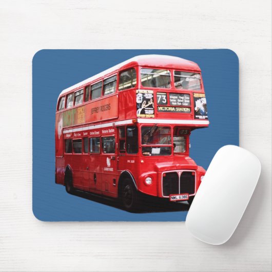 Mousemat mit London Bus Mousepad (Mit Mouse)