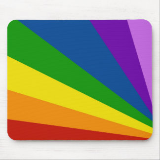 Mousemat Regenbogen-Streifen-Summen-abstrakter Mousepad