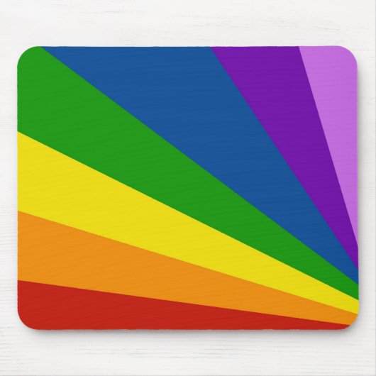Mousemat Regenbogen-Streifen-Summen-abstrakter Mousepad (Vorne)