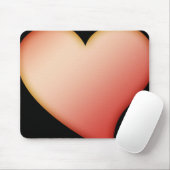 Mousemat Rotes Herz, individuell anpassbares Bild  Mousepad (Mit Mouse)