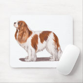 Mousemat: unbekümmerter König Charles Spaniel Mousepad (Mit Mouse)