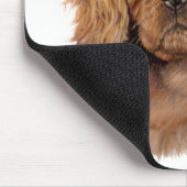 Mousemat: Unbekümmerter König Charles Spanielwelpe Mousepad (Ecke)