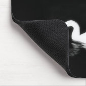 Mousemat Weißschwan, Foto, individuell einstellbar Mousepad (Ecke)