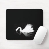 Mousemat Weißschwan, Foto, individuell einstellbar Mousepad (Mit Mouse)