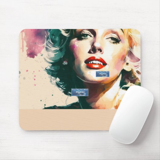 Mousepad 1 Beige(Monroe) RFPMDesign ©️ 2024 (Mit Mouse)
