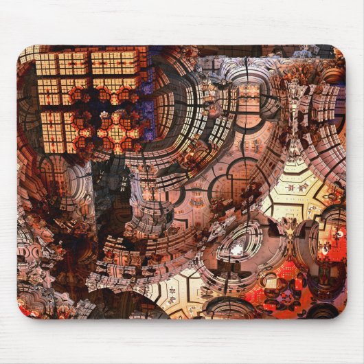 Mousepad 3D Fraktal - Mandelbulb (Vorne)