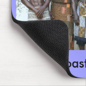 Mousepad, 5 Krieger, lila Mousepad (Ecke)