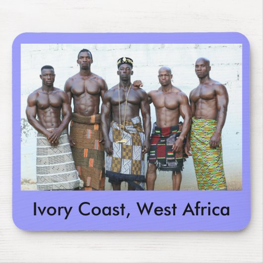 Mousepad, 5 Krieger, lila Mousepad (Vorne)