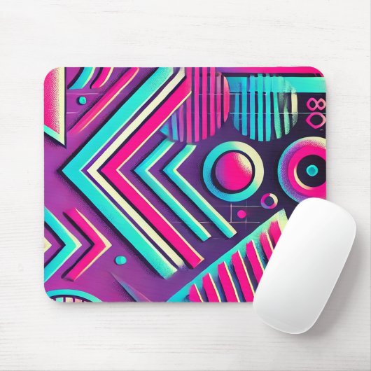 "Mousepad" 80er Jahre Style  Mousepad (Mit Mouse)