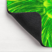 Mousepad Abstrakt Lines Green Blume (Ecke)