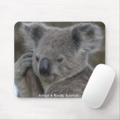 Mousepad Adoptierte A Koala Australien (Mit Mouse)