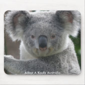 Mousepad Adoptierte A Koala Australien (Vorne)