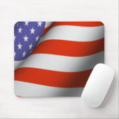 Mousepad - amerikanische Flagge (Mit Mouse)