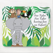 Mousepad "Animal Safari" Personalize (Vorne)