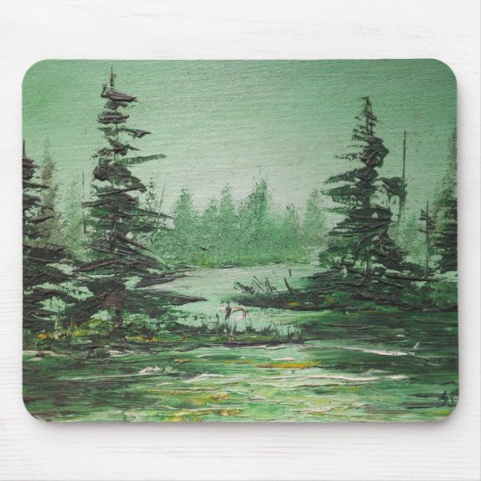 Mousepad Ann Hayes Painting Green Forest (Vorne)