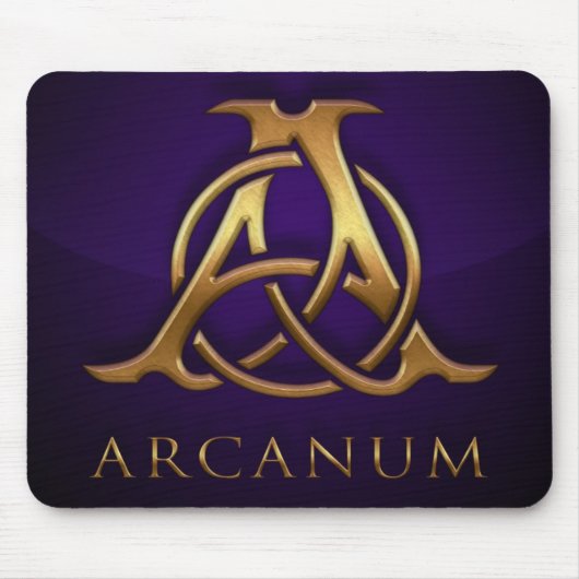 Mousepad Arcanum-Logo/Blau (Vorne)