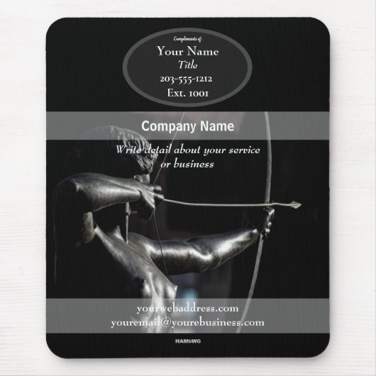 Mousepad Archer-HAMbyWG Mouse Pad (Vorne)