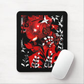 Mousepad Asiatische Blütenvögel (Mit Mouse)