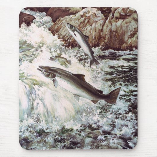 Mousepad/atlantische Lachse Mousepad (Vorne)