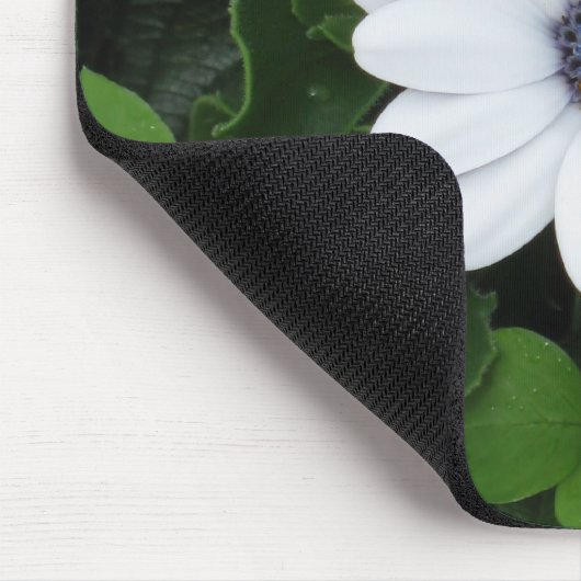 Mousepad aus weißer Blume (Ecke)