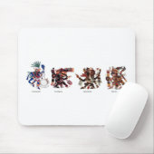 Mousepad: Aztekischer Pantheon Mousepad (Mit Mouse)