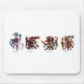 Mousepad: Aztekischer Pantheon Mousepad (Vorne)