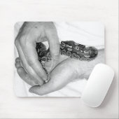 Mousepad! Baby Nova morph BP in Händen Mousepad (Mit Mouse)